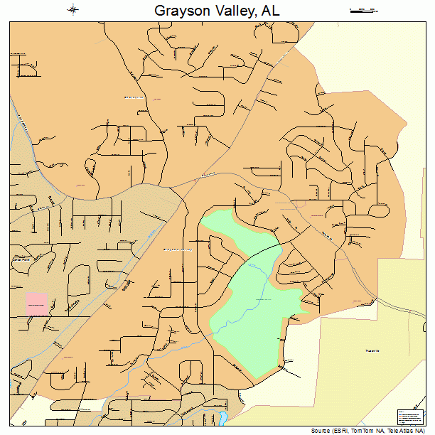 Grayson Valley, AL street map