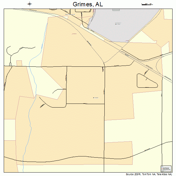 Grimes, AL street map