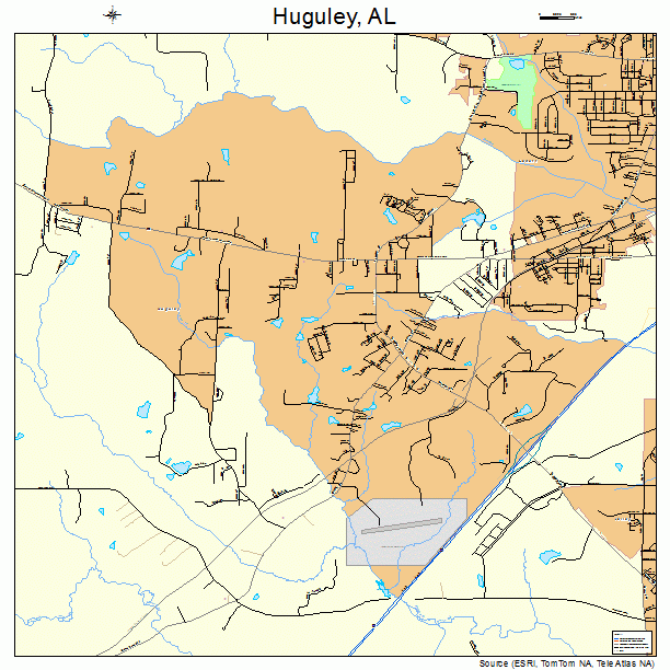 Huguley, AL street map