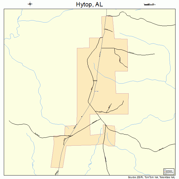 Hytop, AL street map