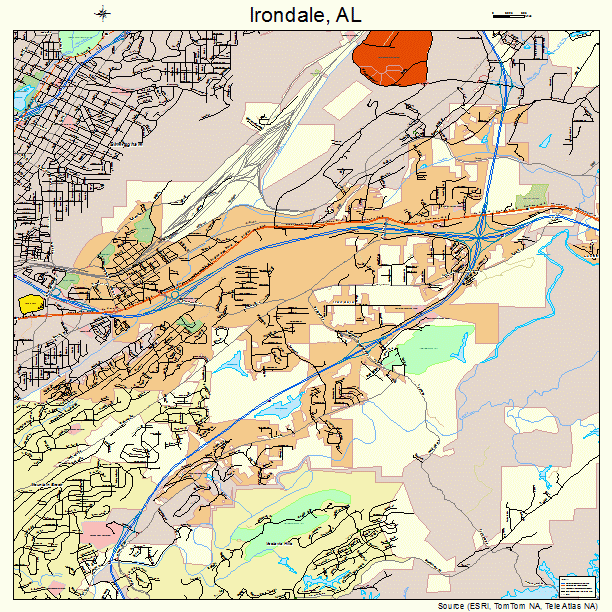 Irondale, AL street map