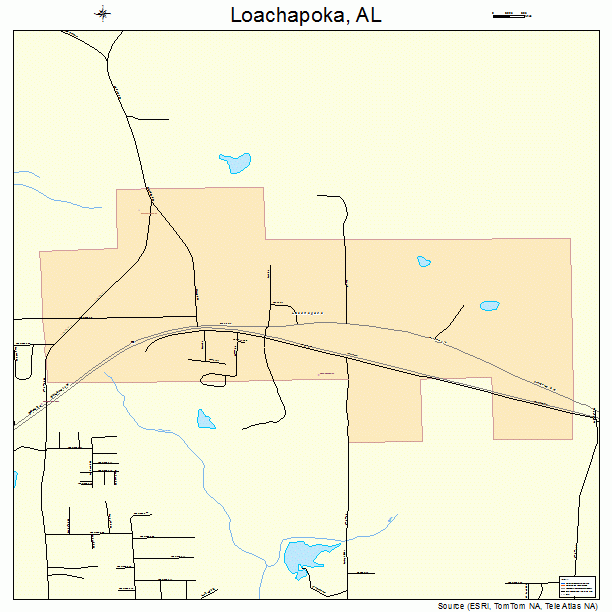 Loachapoka, AL street map