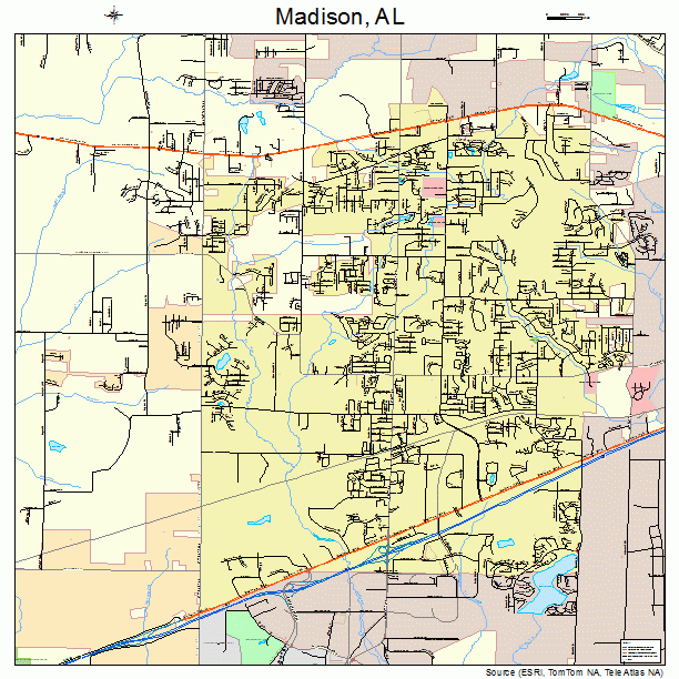 Madison, AL street map