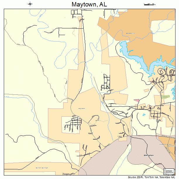 Maytown, AL street map
