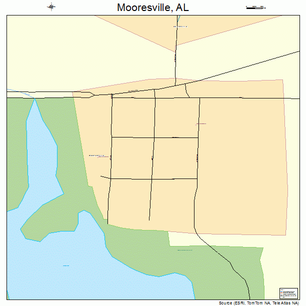 Mooresville, AL street map