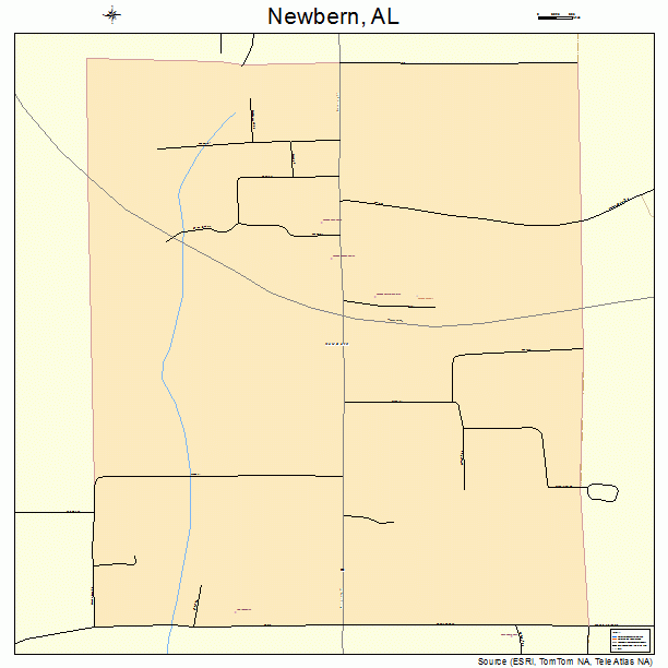 Newbern, AL street map