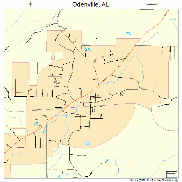 Odenville, AL street map
