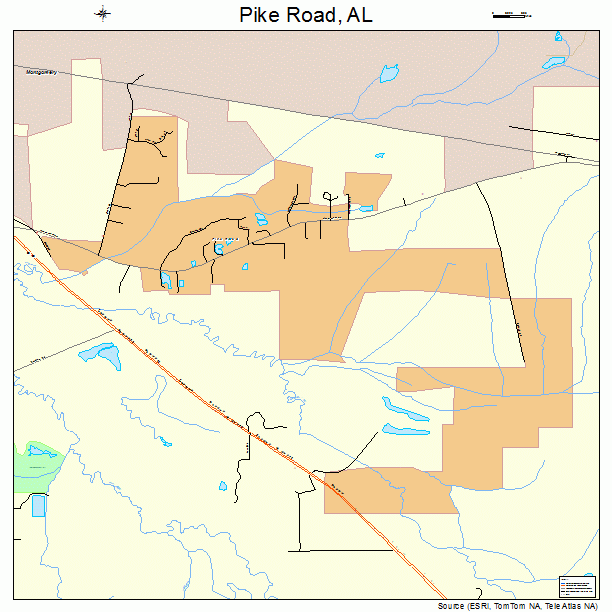 Pike Road, AL street map