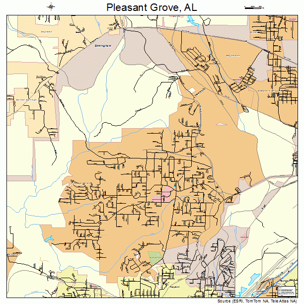 Pleasant Grove, AL street map