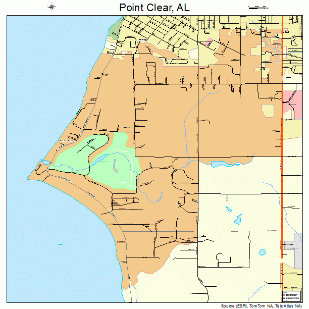 Point Clear, AL street map