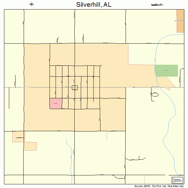 Silverhill, AL street map