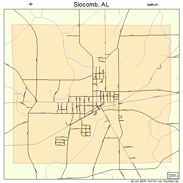 Slocomb, AL street map