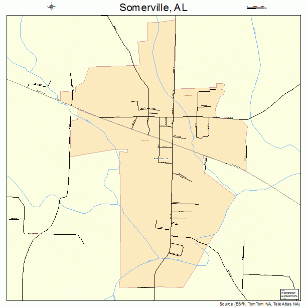 Somerville, AL street map