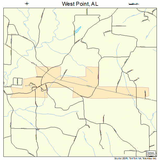 West Point, AL street map