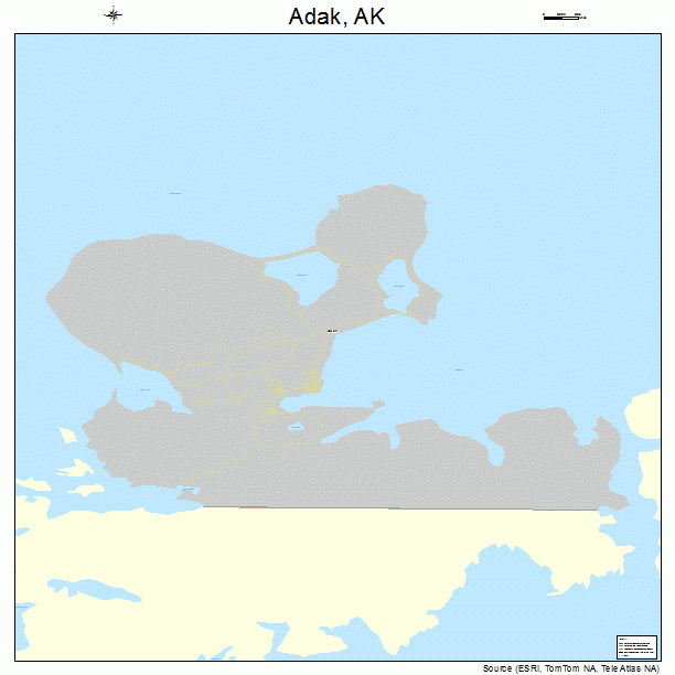 Adak, AK street map