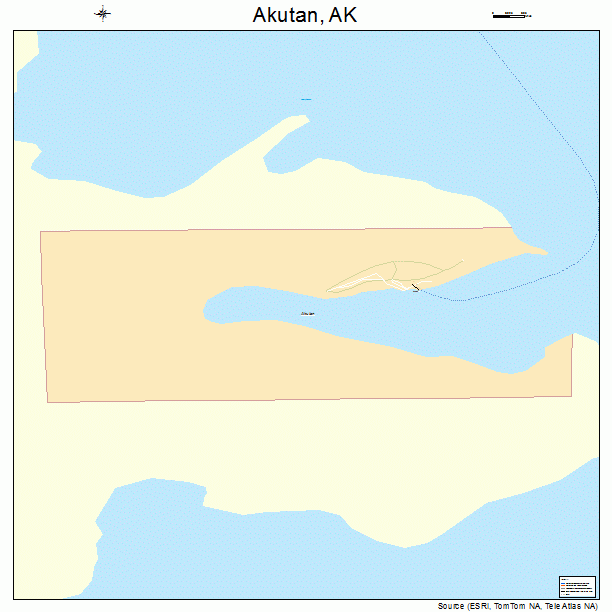 Akutan, AK street map