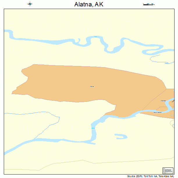 Alatna, AK street map