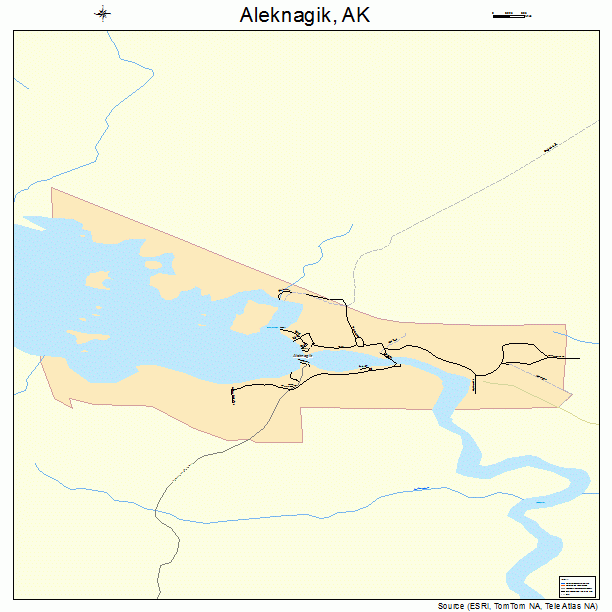 Aleknagik, AK street map