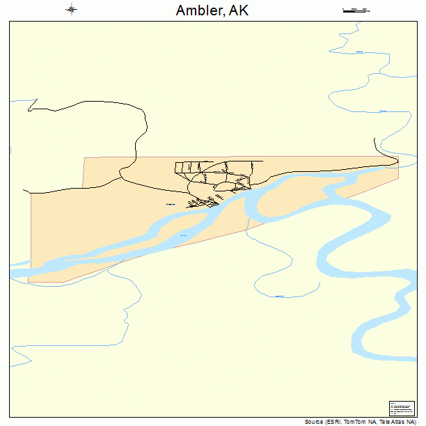 Ambler, AK street map