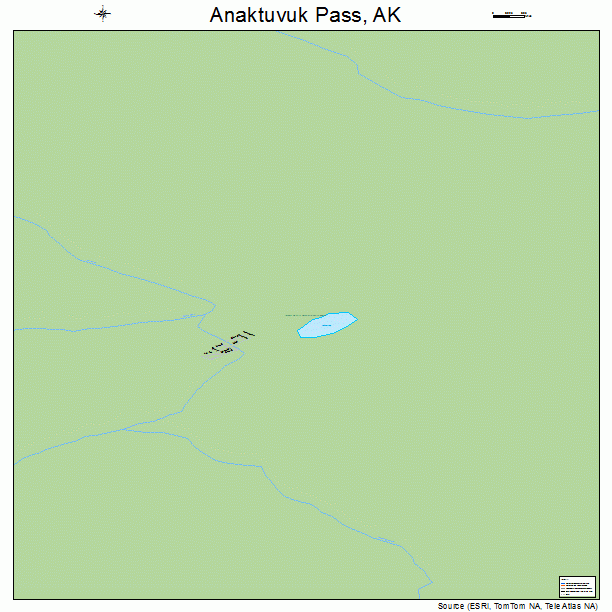 Anaktuvuk Pass, AK street map