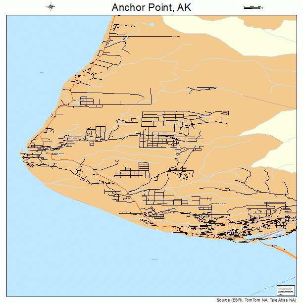 Anchor Point, AK street map