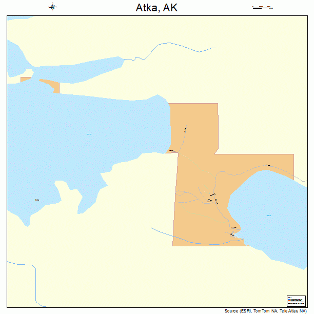Atka, AK street map