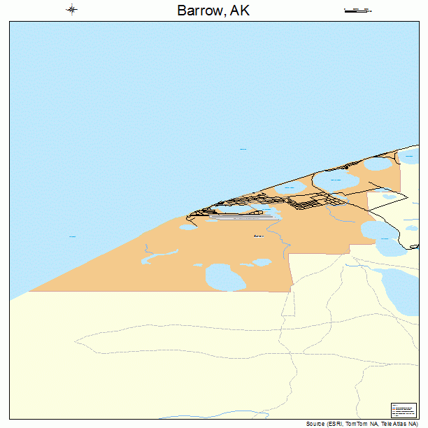 Barrow, AK street map