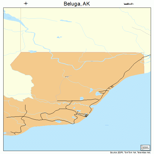 Beluga, AK street map