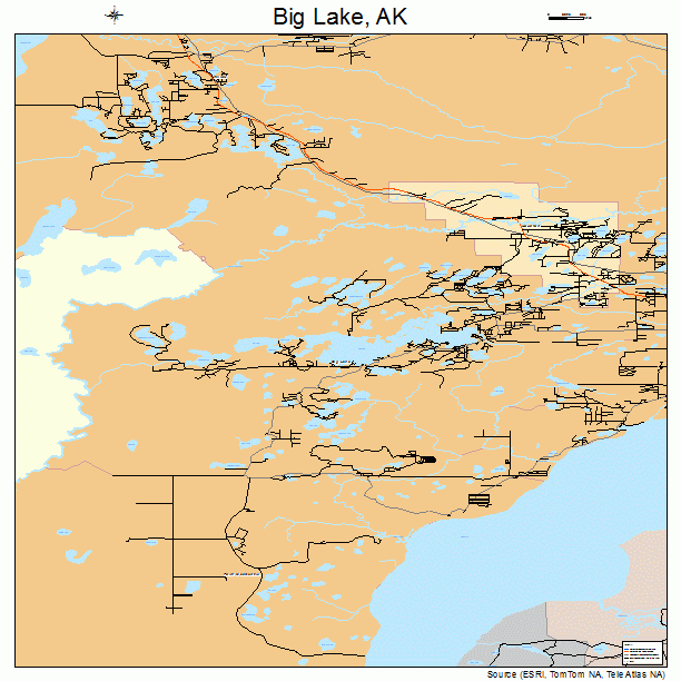 Big Lake, AK street map