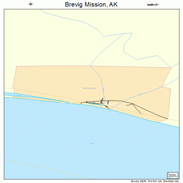 Brevig Mission, AK street map