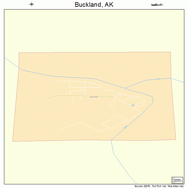Buckland, AK street map