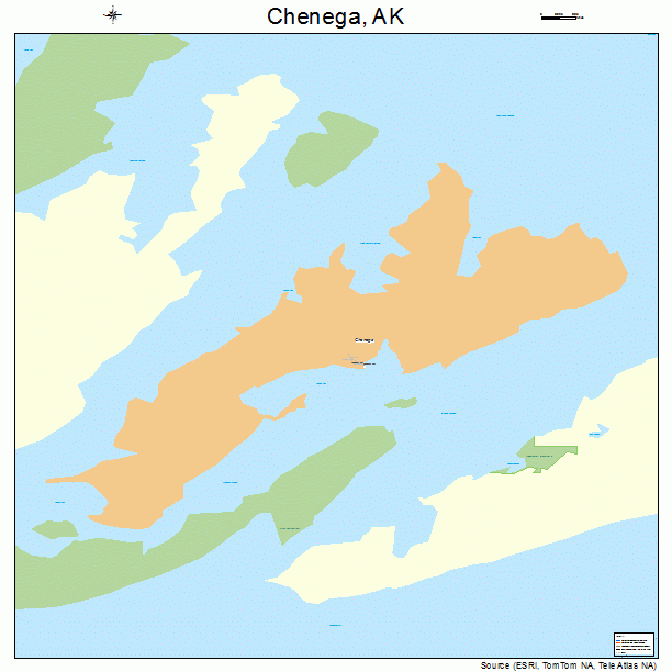 Chenega, AK street map