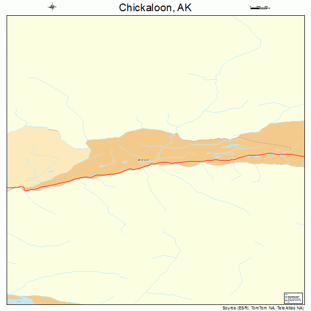 Chickaloon, AK street map