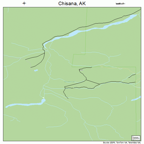 Chisana, AK street map