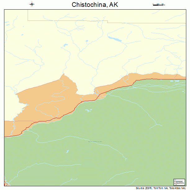 Chistochina, AK street map