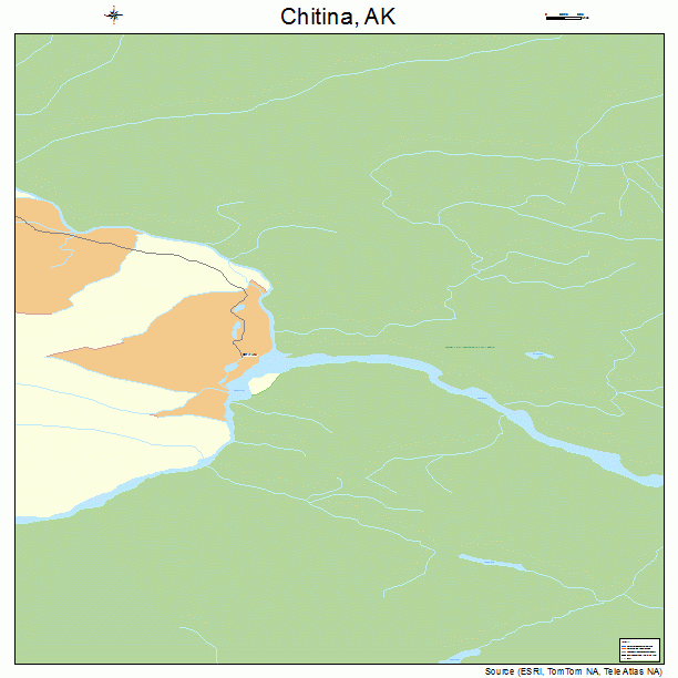 Chitina, AK street map
