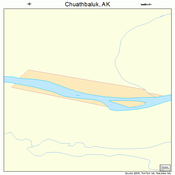 Chuathbaluk, AK street map