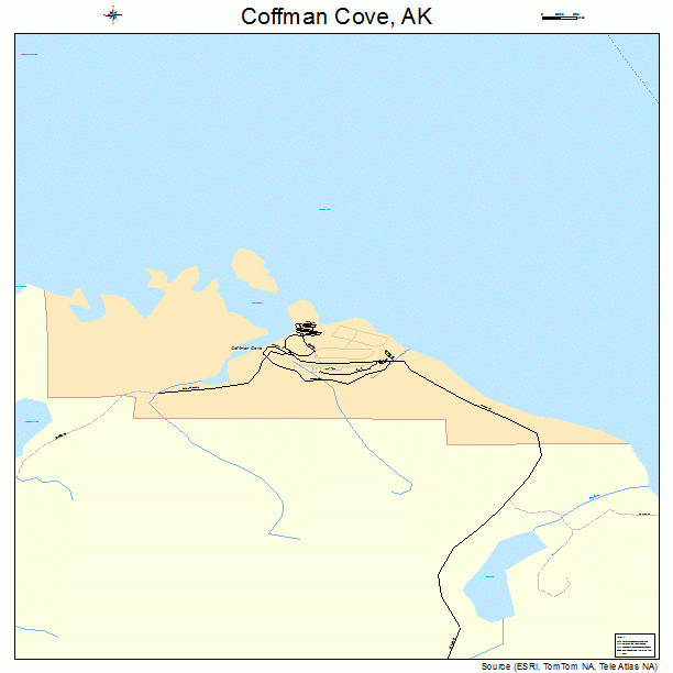 Coffman Cove, AK street map