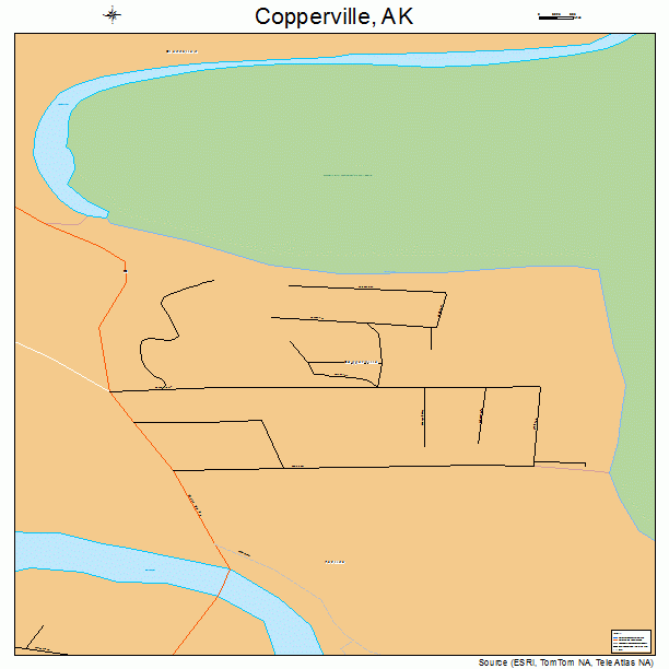 Copperville, AK street map
