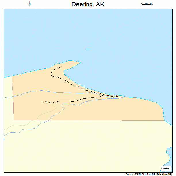 Deering, AK street map