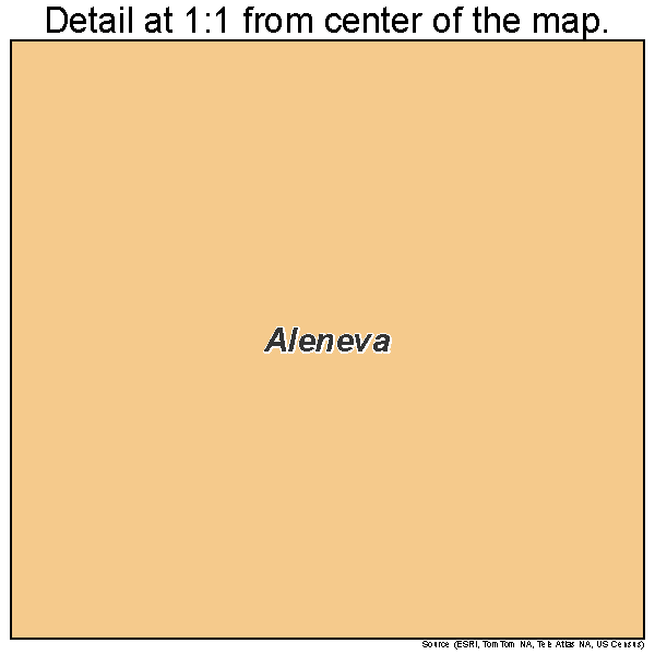 Aleneva, Alaska road map detail