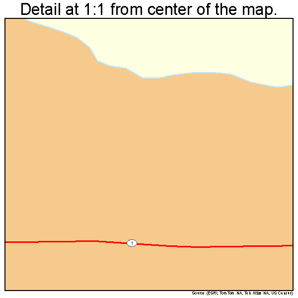 Glennallen, Alaska road map detail