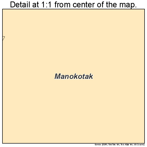Manokotak, Alaska road map detail