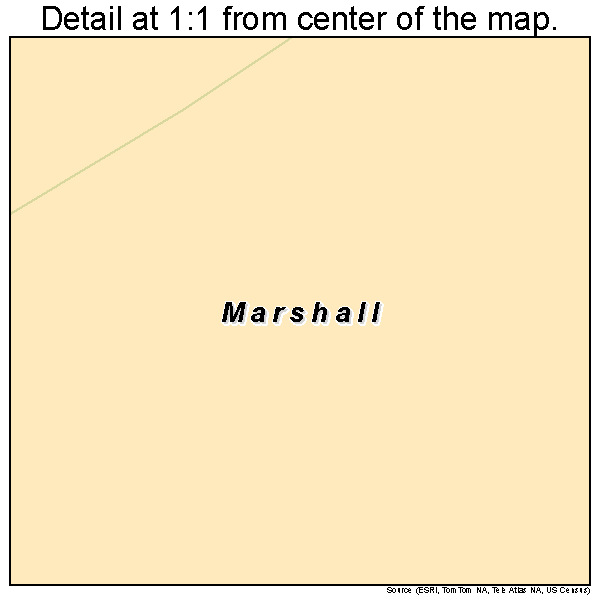 Marshall, Alaska road map detail