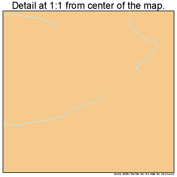 Rampart, Alaska road map detail