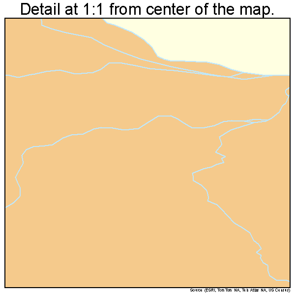 Skwentna, Alaska road map detail