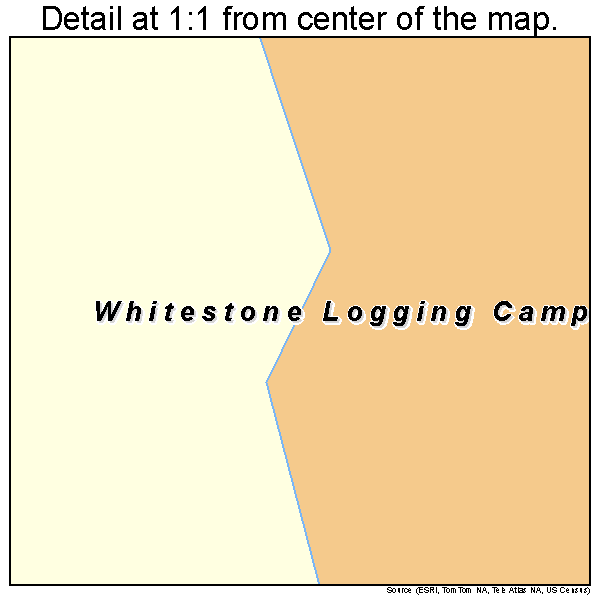 Whitestone Logging Camp Alaska Street Map 0284200