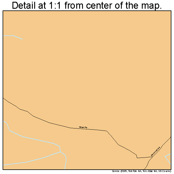 Wiseman, Alaska road map detail