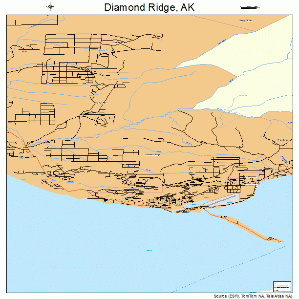 Diamond Ridge, AK street map