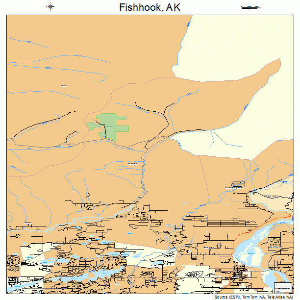 Fishhook, AK street map